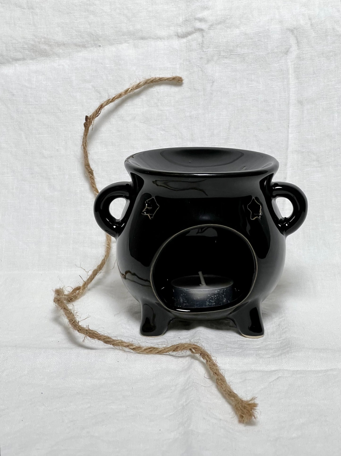 Aromalampa gotisk svart kittel halloween